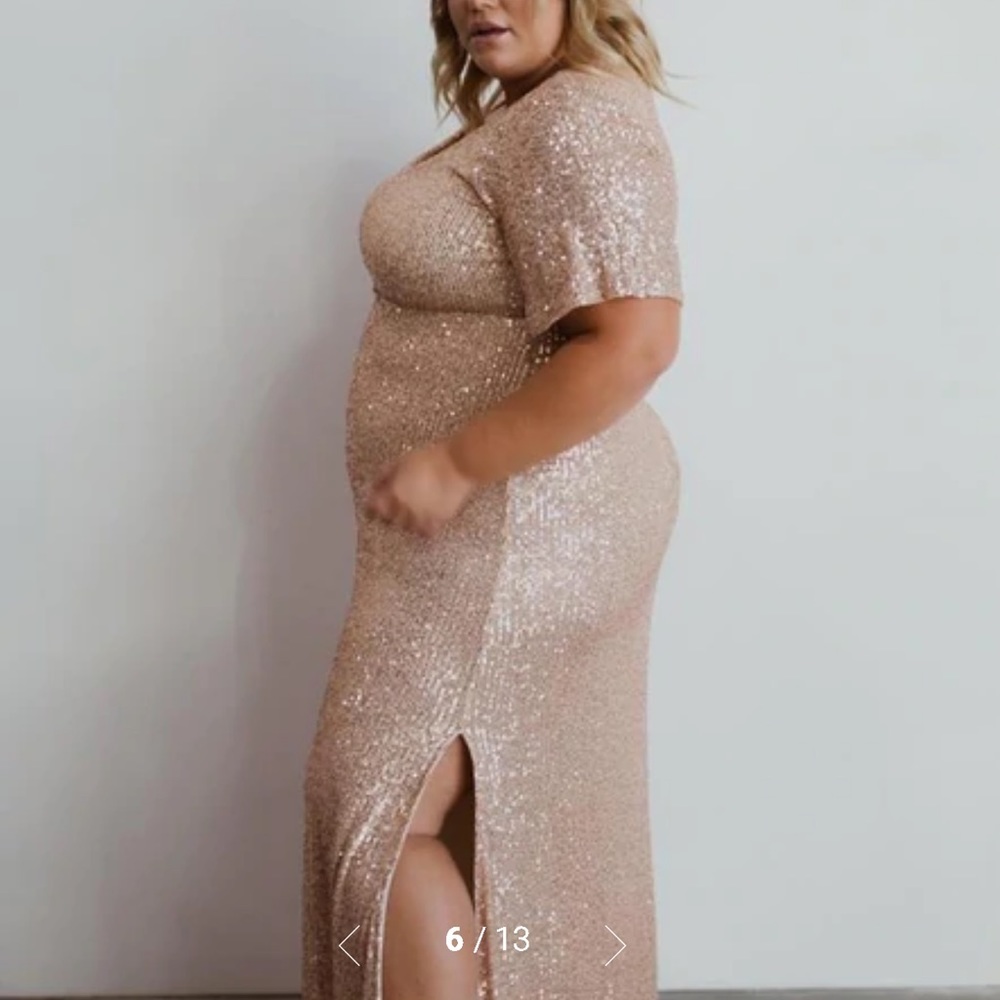 Baltic Born Gatsby Sequin Gown Nwt - image 2